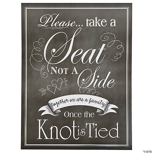 Wedding Seating Chart Sign