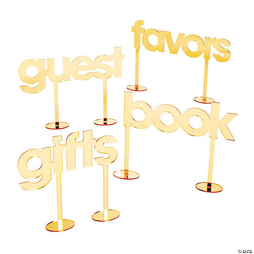 Wedding Sign Set - 4 Pc.
