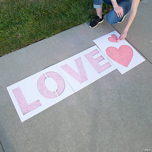 Wedding Yard Stencils - 3 Pc.