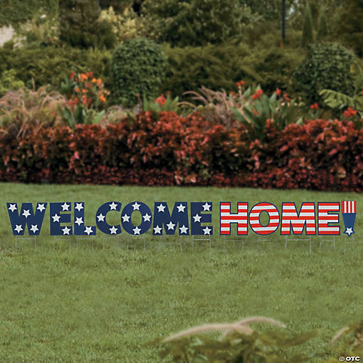 Welcome Home Yard Sign