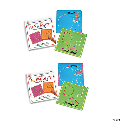 Wikki Stix&amp;#174; Alphabet Cards Set, 2 Sets