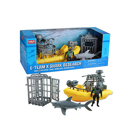 Wild Republic E-Team Box Set Shark Toys
