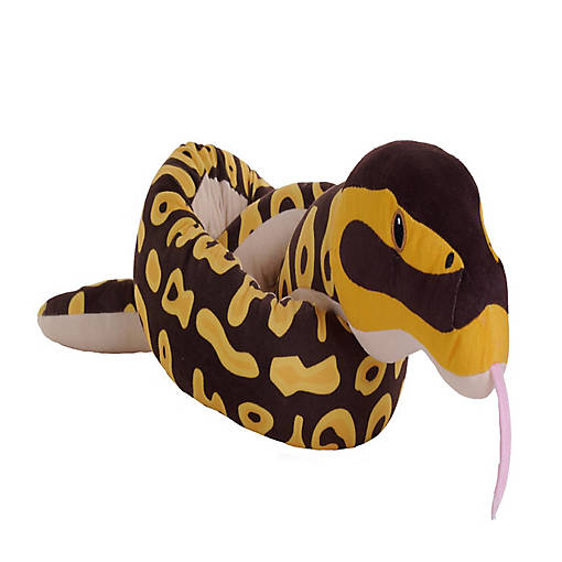 Wild Republic Snakesss Eco Ball Python Stuffed Animal, 54 Inches