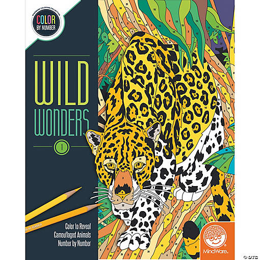 Wild Wonders Color by Number: Book 1