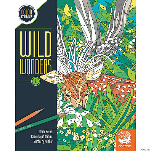 Wild Wonders Color by Number: Book 2