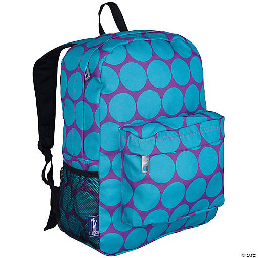 Wildkin Big Dot Aqua 16 Inch Backpack