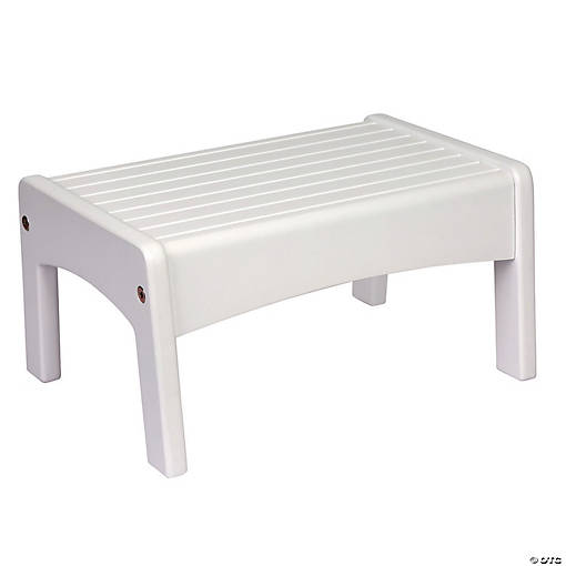Wildkin: Slatted Step Stool - White