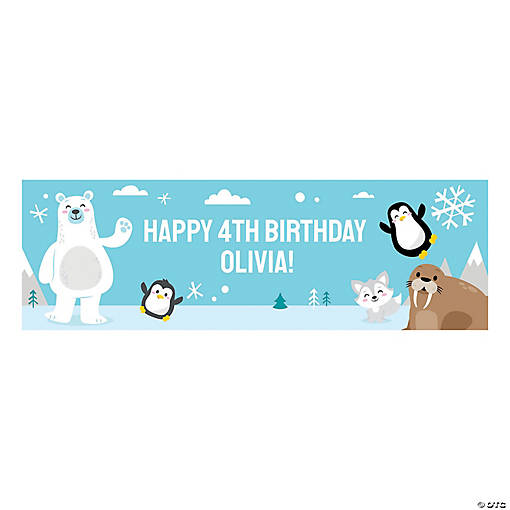 Winter Animals Custom Banners