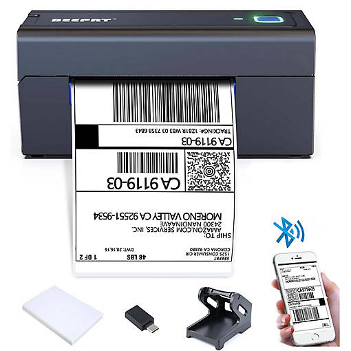 Wireless 4x6 Inches Bluetooth Thermal Label Printer
