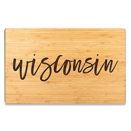 Wisconsin Bamboo Board 17.75x11