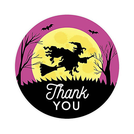 Witch Full Moon Halloween TY 2in 40pk