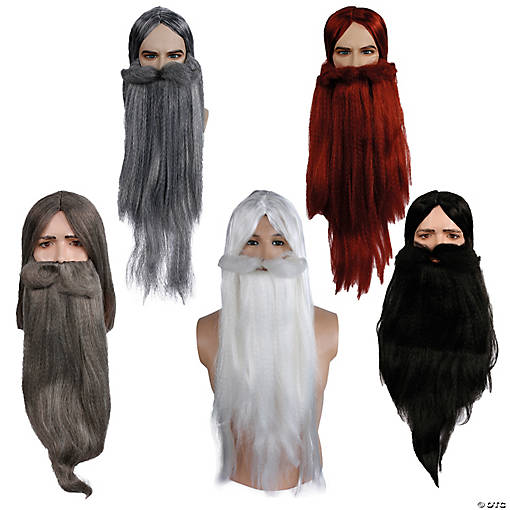 Wizard Long-Haired Wig &amp; Beard Set