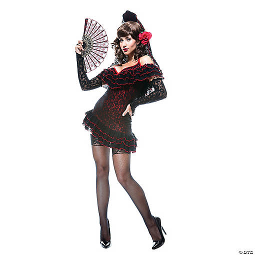 Women's Spanish Dancer Costume