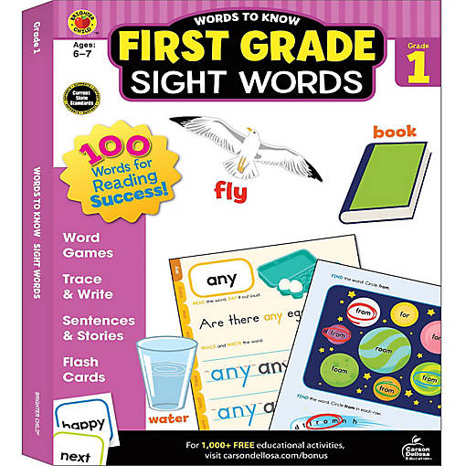 Words to Know Sight Words, Grade 1