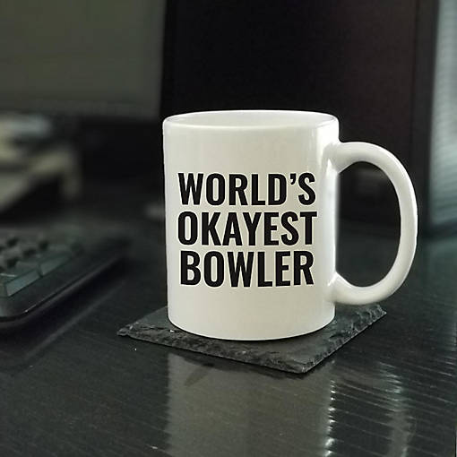 World's Okayest Bowler Ceramic Mug