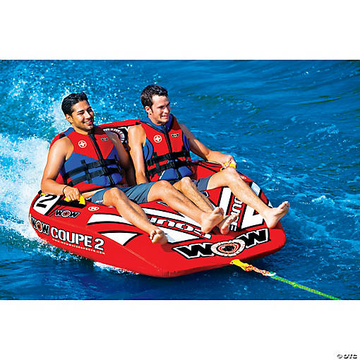WOW Watersports 2 Person Coupe Cockpit Towable Water Tube