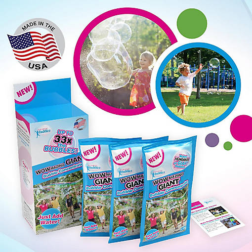 WOWmazing Giant Bubble Concentrate Solution 3-Pack