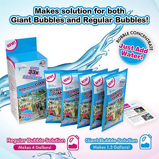 WOWmazing Giant Bubble Concentrate Solution 5-Pack