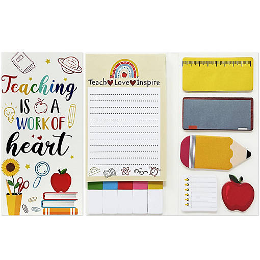 Wrapables 440 Sheets Sticky Notes Set, Teacher Appreciation