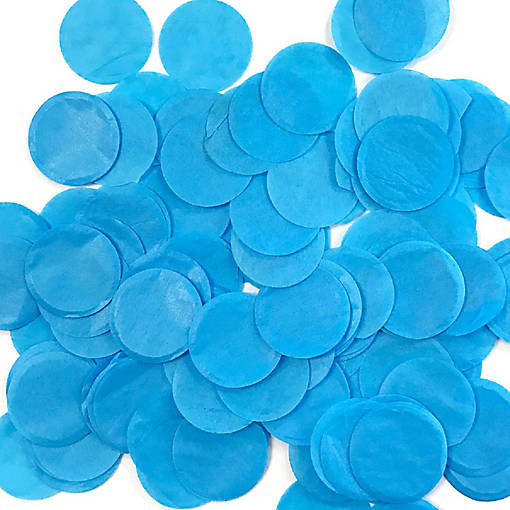 Wrapables Azure 1" Round Tissue Paper Confetti