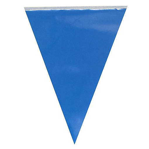 Wrapables Blue Triangle Pennant Banner Party Decorations