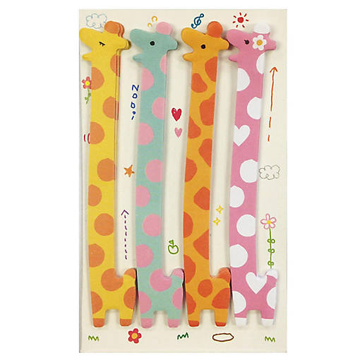 Wrapables Giraffe Bookmark Flag Index Tab Sticky Notes