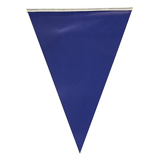 Wrapables Navy Triangle Pennant Banner Party Decorations