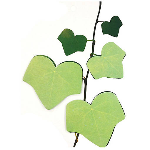 Wrapables Tree Leaf Sticky Notes, Green