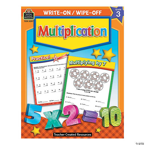 Write On, Wipe Off Multiplication Book