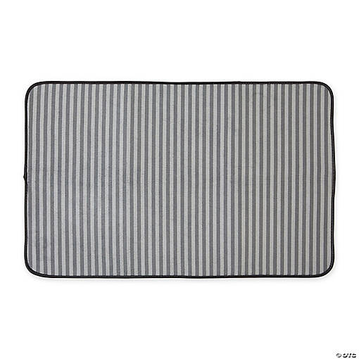 Xl Gray Stripe Cage Mat
