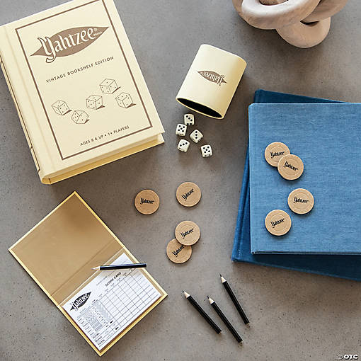 Yahtzee Vintage Bookshelf Edition