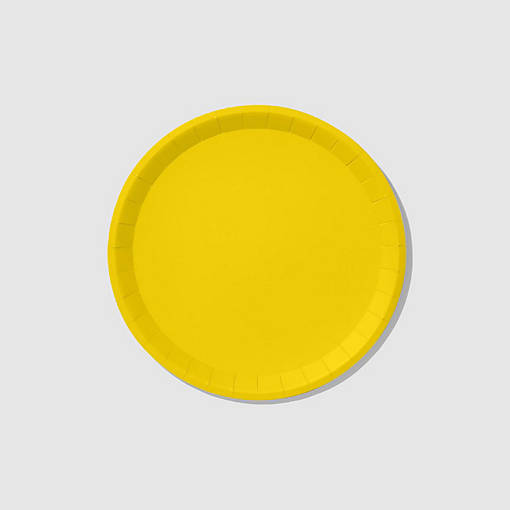 Yellow Classic Large Plates -10/Pack - 10 Pieces