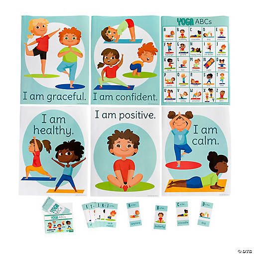 Yoga ABCs Activity Cards - 33 Pc.