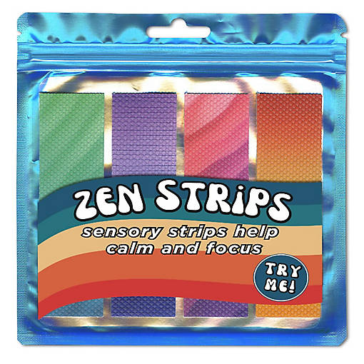 Zen Strips Sensory Strips 4/Pkg-Bumpy Gradient