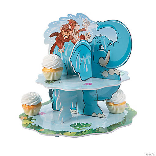 Zoo Adventure Cupcake Stand