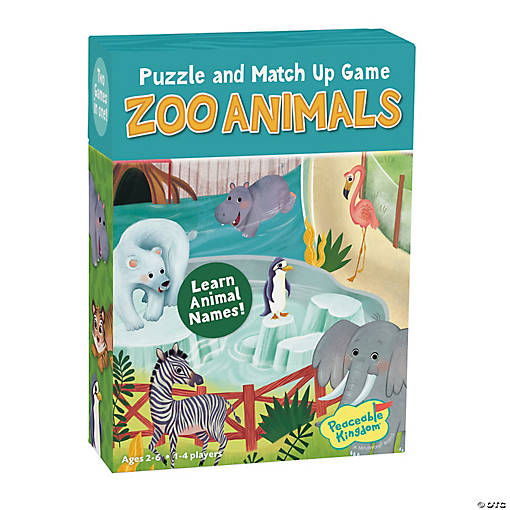 Zoo Animal Puzzle &amp; Match Up Game