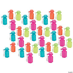 1 3/4&quot; 3 oz. Bulk 144 Pc. Mini Spring Brights Plastic Bubble Bottles