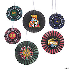 Blue Paper Fan - Hanging Paper Decorations - Pf27-012 - Firefly Solutions