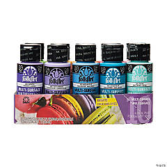 10-Color FolkArt<sup>®</sup> Brights Multi-Surface Satin Acrylic Paint Set