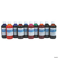 Crayola Premier Non-Toxic Liquid Tempera Paint Set (12 Set) Assorted Vibrant Color