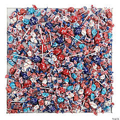 10 lbs. Bulk 1000 Pc. Patriotic Red, White & Blue Candy Assortment