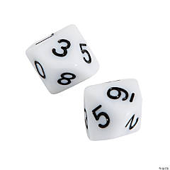 10 Sided Dice - 10 Pc.