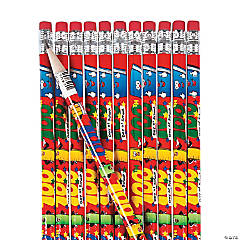 100th Day of School Pencils - 24 Pc.