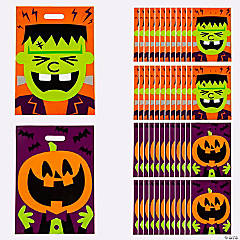 VINTAGE HALLOWEEN TOTALLY GHOUL TRICK OR TREAT BAGS 30 CT SEALED!