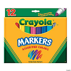 12-Color Crayola<sup>®</sup> Cone Tip Markers