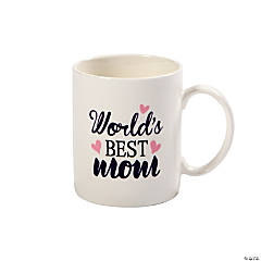12 oz. Mother’s Day World’s Best Mom Reusable Ceramic Coffee Mug