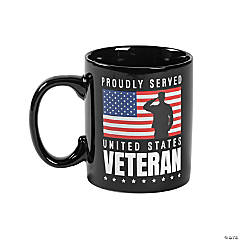 12 oz. Veteran Coffee Reusable Ceramic Mug