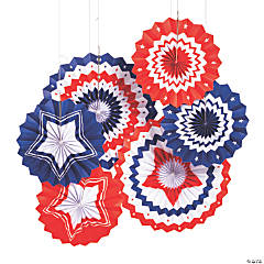 4th of July Party Decorations  Red White and Blue Decorations