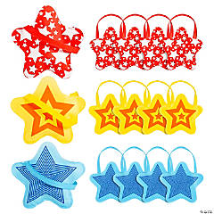 Lotsa Pops Popping Toy School Bus Backpack Clips - 12 Pc.