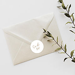 120PC Save The Date Rose Gold Design